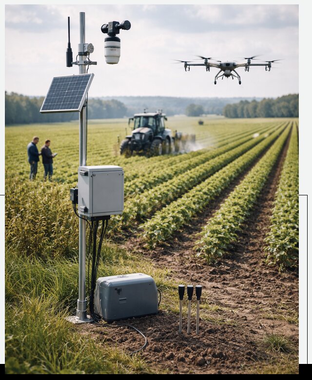 Разработка IoT мониторинга полей в Стрежевом от 8666 р. | АвикейСтж